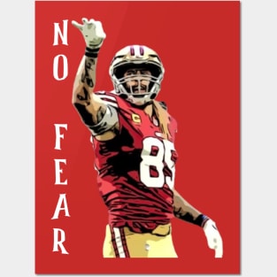 George Kittle First Down Posters and Art